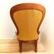 Louis philippe style armchair yellow