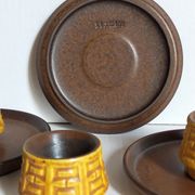 Trois coquetiers céramique ceramano germany années 50
