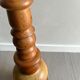 Vintage turned wooden lamp base