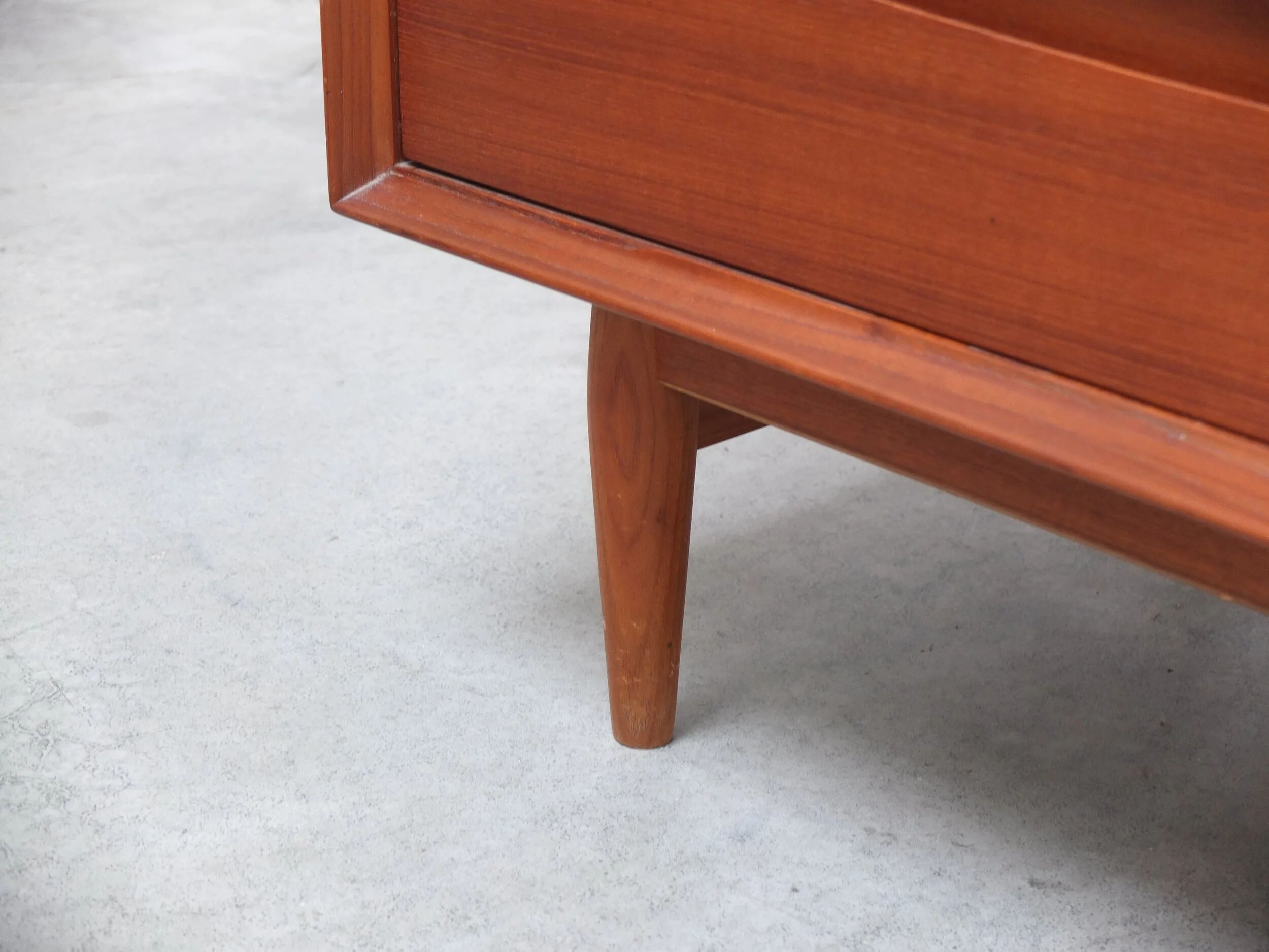 Freestanding chest of drawers in teak by Arne Vodder for Sibast, 1960s