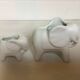 Zoomorphic elephant ashtrays