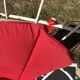 Fauteuil de jardin vintage Homecrest 1960 pivotant