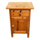 Commode vintage en bois massif des années 80