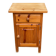Commode vintage en bois massif des années 80