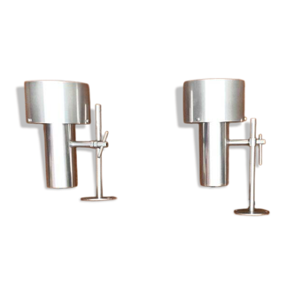 Mid-century FA2 wall sconces by Peter Nelson for Architectural Lighting Company, England, set of 2.