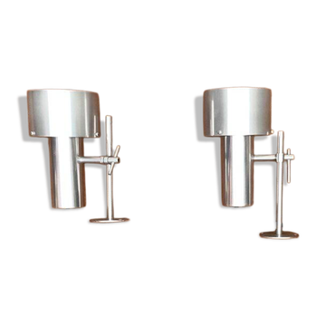 Mid-century FA2 wall sconces by Peter Nelson for Architectural Lighting Company, England, set of 2.