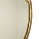 Deknudt Mirror with Bow Gold Leaf Gilded Wood Classic 69cm