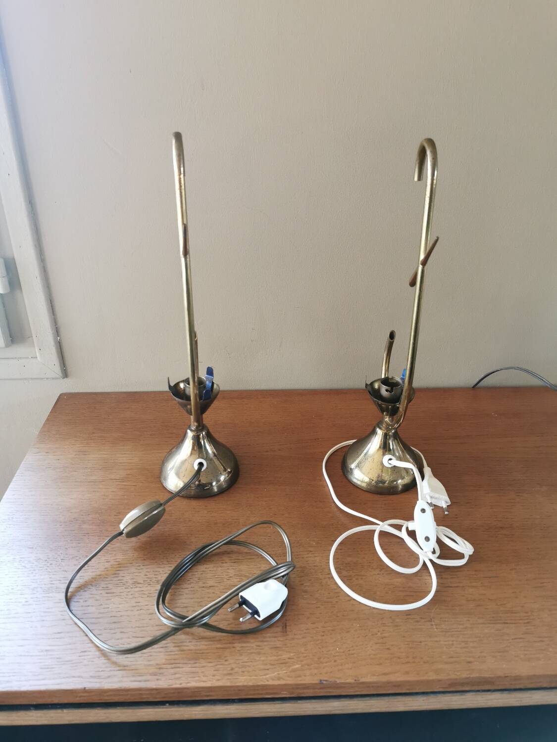 Pair of vintage Arlus lamps