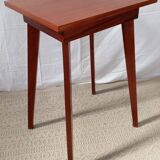 Small table with compass legs from the 50s