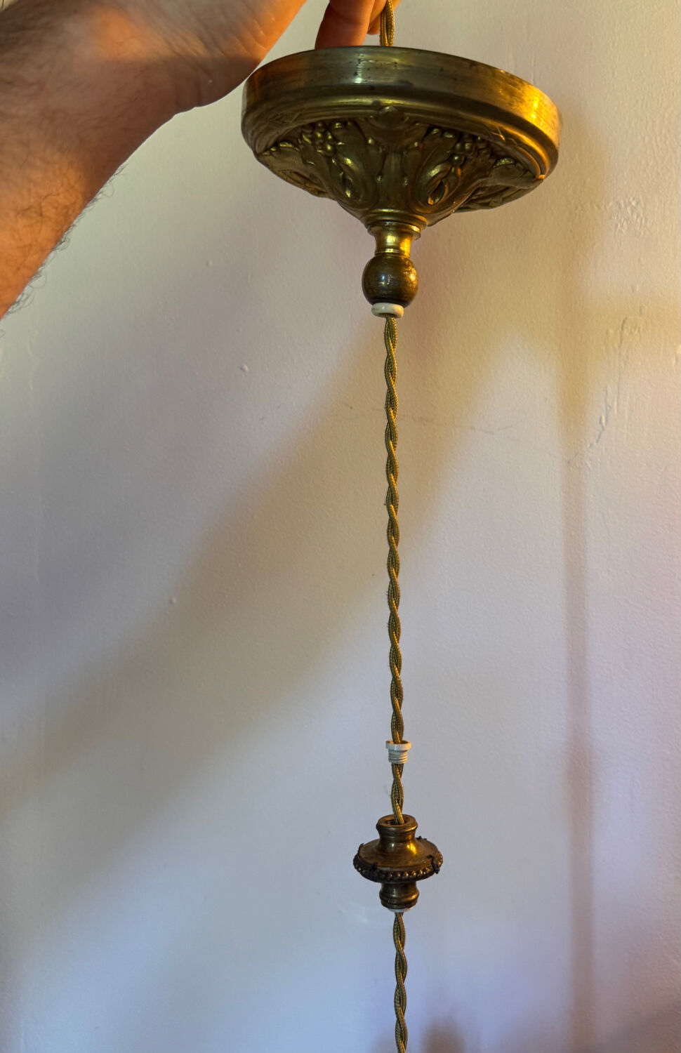Antique chandelier from the 1930s