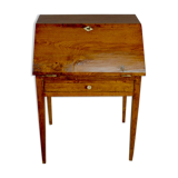 19th century natural wood sloping desk