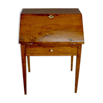 Bureau à pente bois naturel XIXème