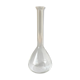 Transparent glass vial vase 28cm