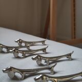 Set of 6 knife holders