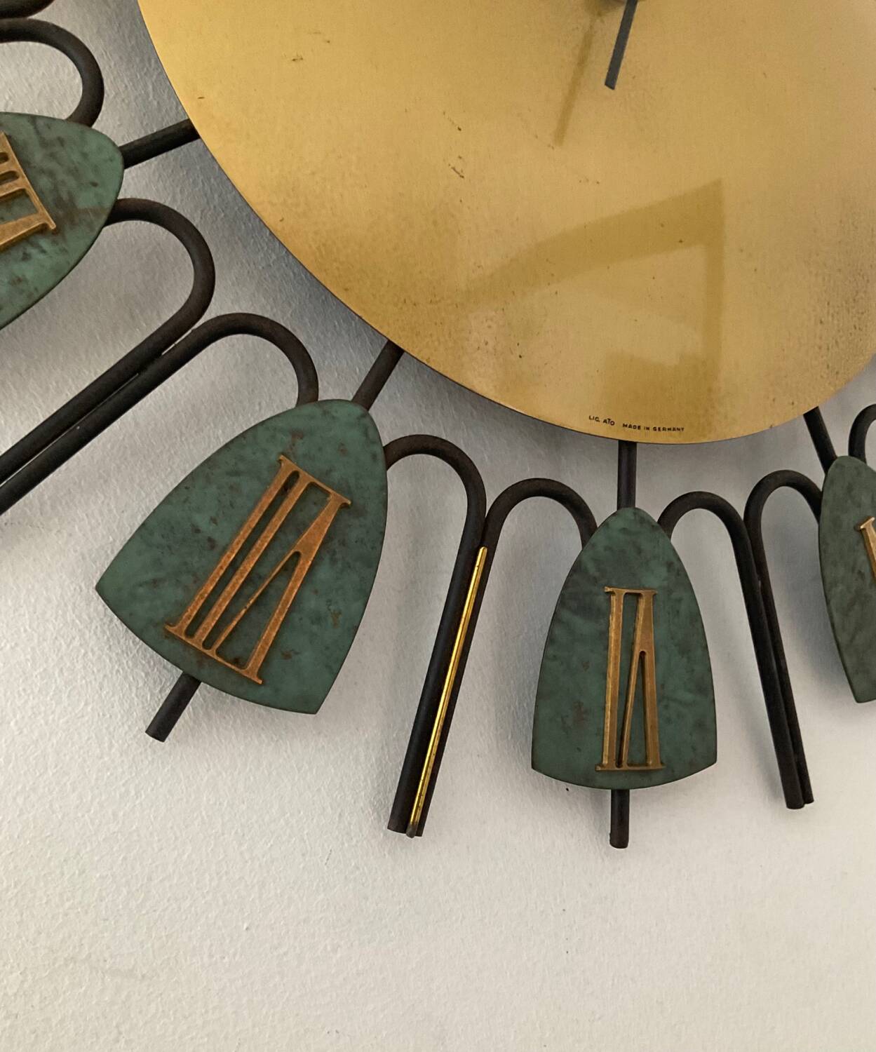 Vintage clock Junghans Ato-Mat Germany 70s