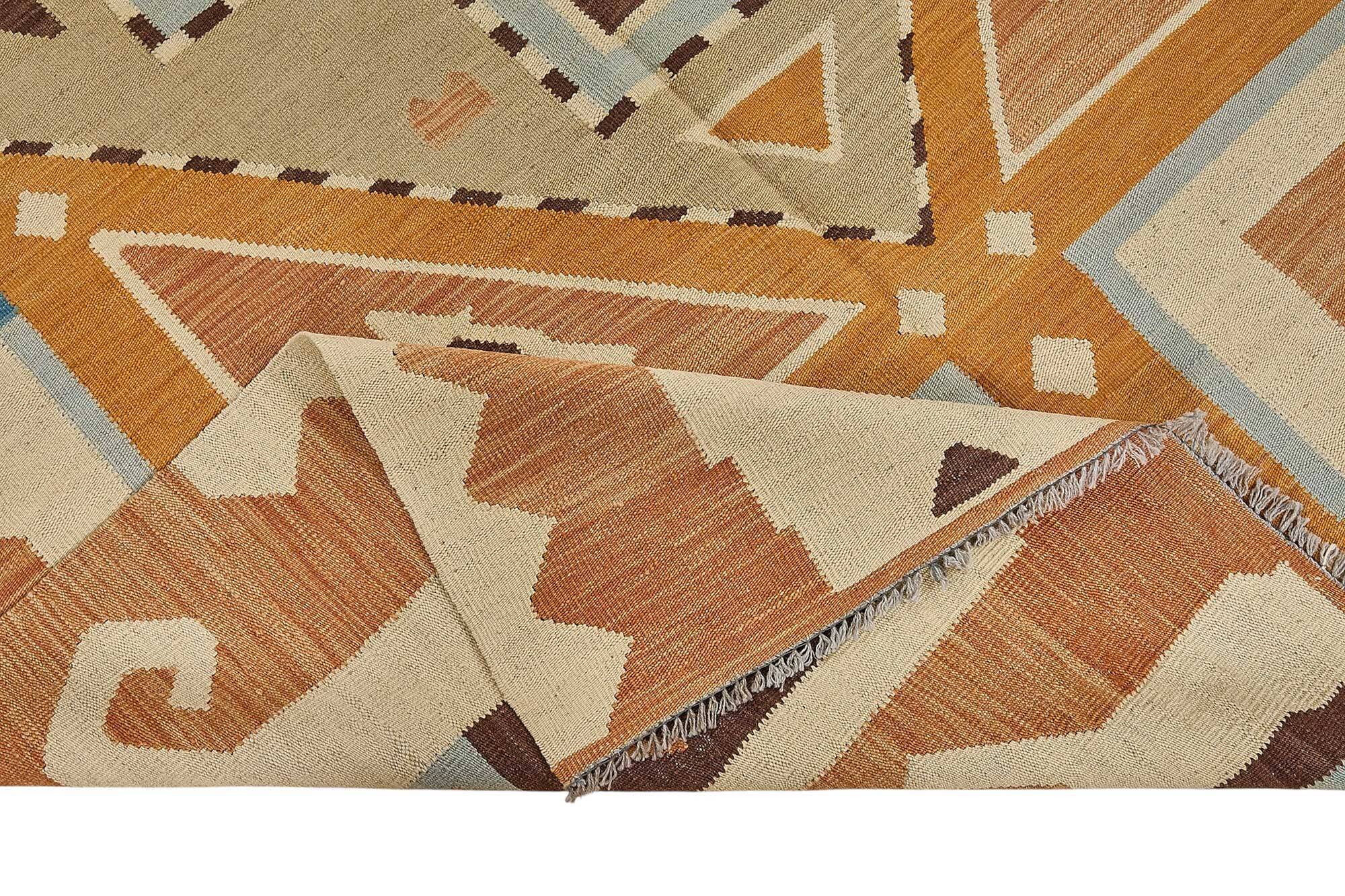 Contemporary Tribal Decorative Kilim 191 cm x 280 cm