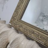 Miroir Doré Style Ancien / Louis Philippe - Arrière Rond