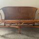 Vintage rattan sofa 60s-70s
