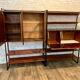 Vintage modular rosewood bookcase 1960