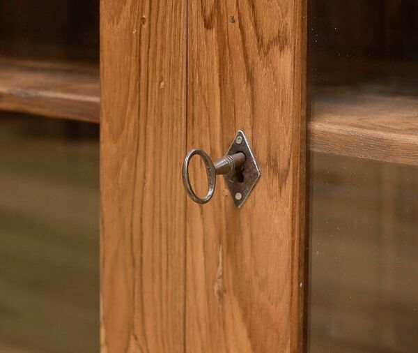 Vitrine en Teck massif, Inde – Début XXe