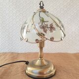 Touch table lamp vintage floral patterns