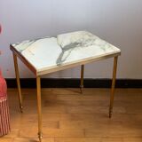 Brass marble coffee table