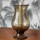 Bubbled glass candle holder 1970