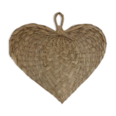 Cœur tressé de feuille de palmier