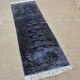 Pakistani handmade wool and silk rug - 1m85x63cm
