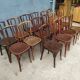 Lot de 16 chaises bistrot