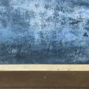 Aquarelle sous verre fin XIXème signée A.Johnston 1891