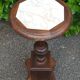 Carved oak stool