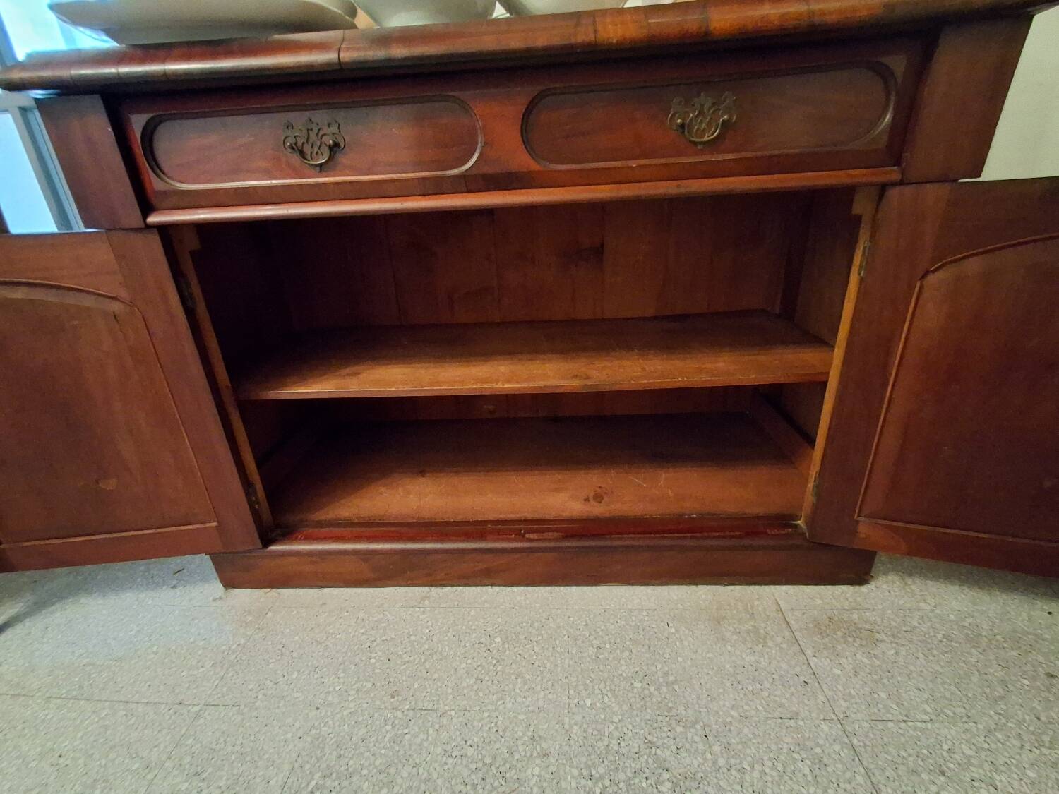 English buffet in mahogany