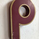 Sign letter P