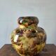 Vase with Provençal flowers in ceramic