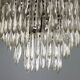 Antique Empire-style chandelier in glass and metal, Italy, 20th century