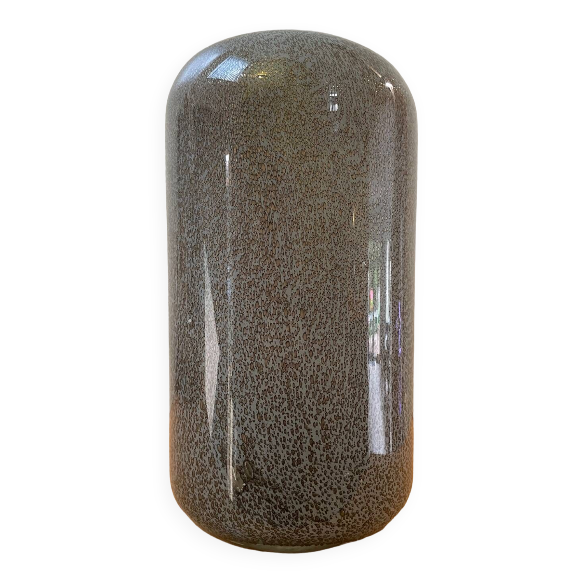 Mouth blown Murano glass vase