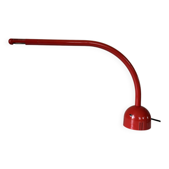 Lampe rouge Mario arnajoldi ed programmaluce design 1980