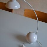 Vintage 80s 1980s white postmodernist table lamp