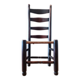 Brutalist chair, modernist in the style of Charles Dudouyt, 1950-1960