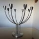 Modernist Scandinavian candlestick years 70 steel