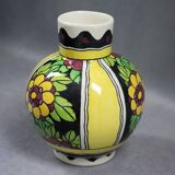 C. CATTEAU - Boch Keramis La Louvière - Art Deco Vase from the 1930s