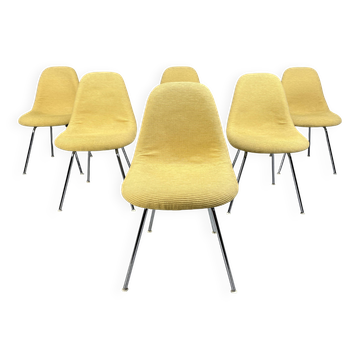 Chaises de salle à manger en fibre de verre Eames pour Herman Miller, années 1970