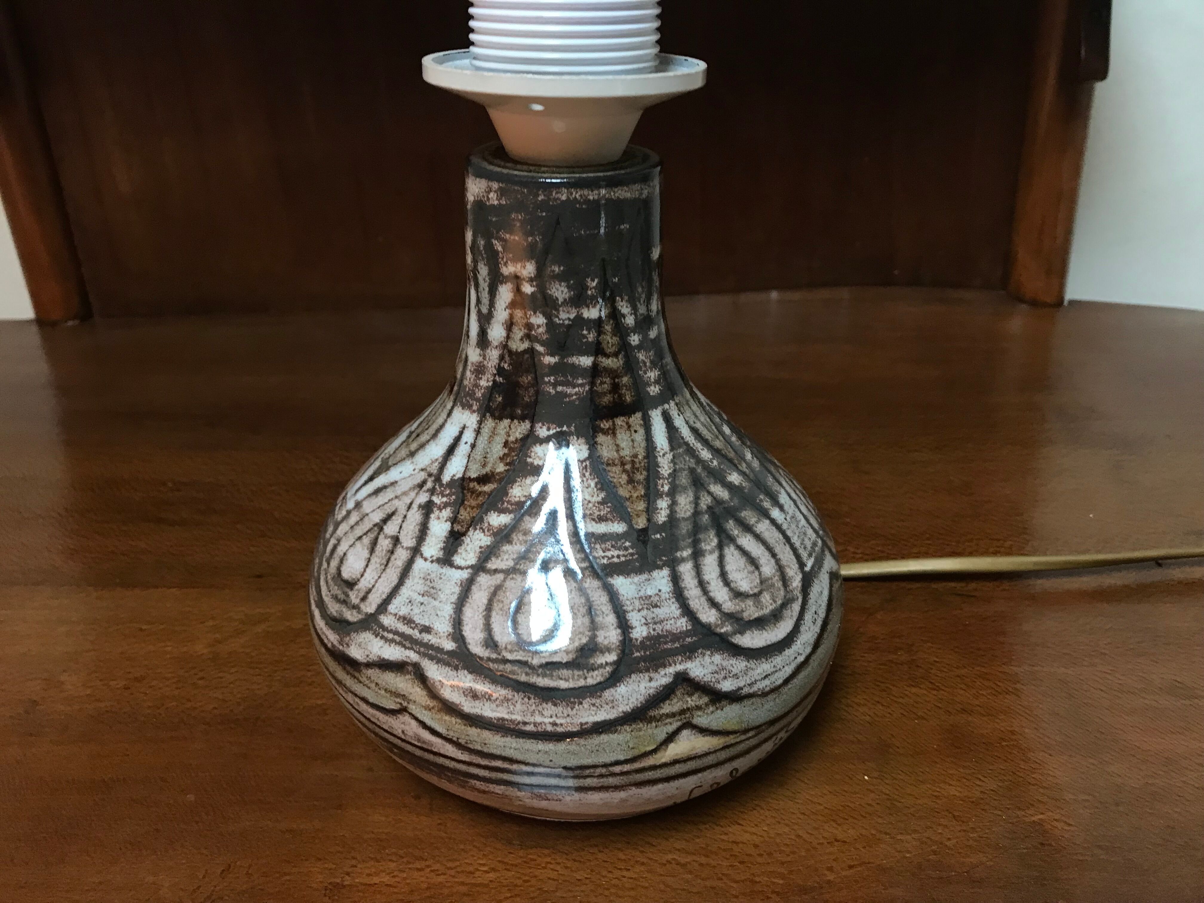 Ceramic lamp Vallauris