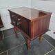 Pair of vintage 70s walnut bedside tables