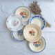 Vintage soup plates
