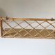 Vintage rattan shelf design 60 years