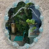 Venetian mirror Murano 1950 53x58cm