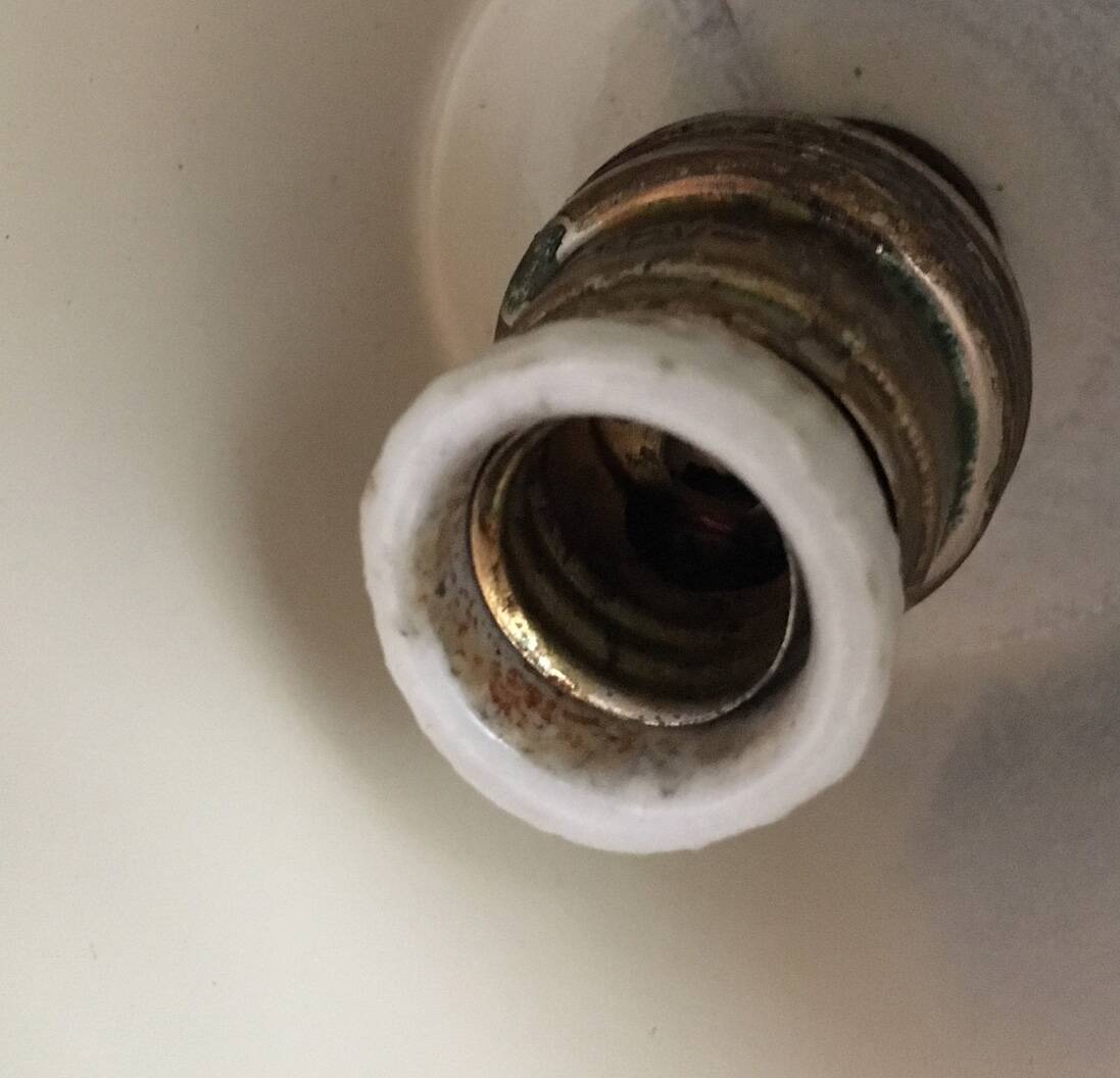 Pair of Italian Diabolo wall lights, 1950s design.