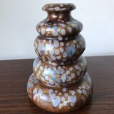 Speckled ceramic vase, Belgium, circa 196O.